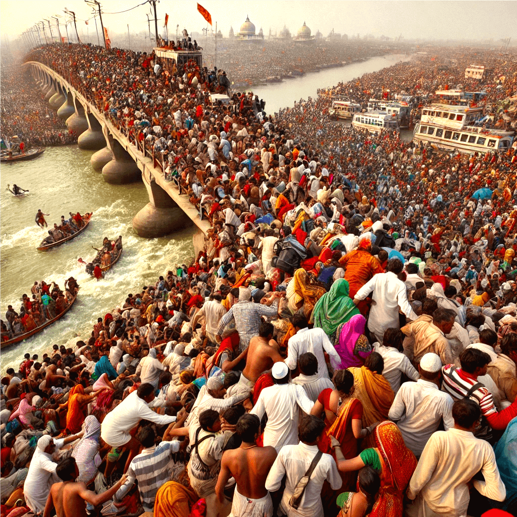 The Sangam Stampede of 2013 at the Kumbh Mela tragically highlighted the dangers of overcrowding and inadequate infrastructure during one of the world's largest religious events.